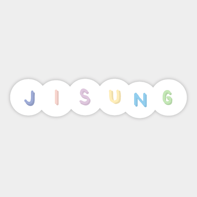 Jisung Pastel Bubble Sticker Sticker by Orimei